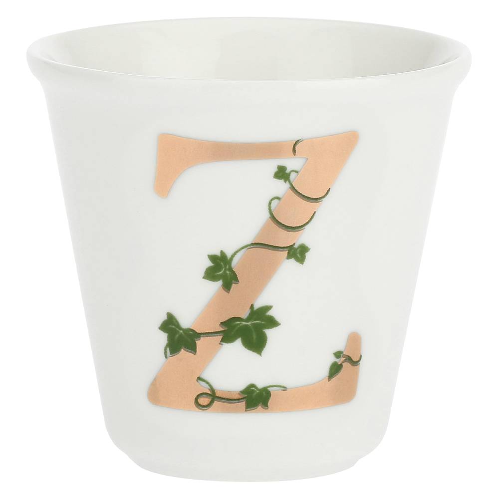La Porcellana Bianca Gift box Bicchierino 'Z' con cucchiaino Unico Consegna Veloce