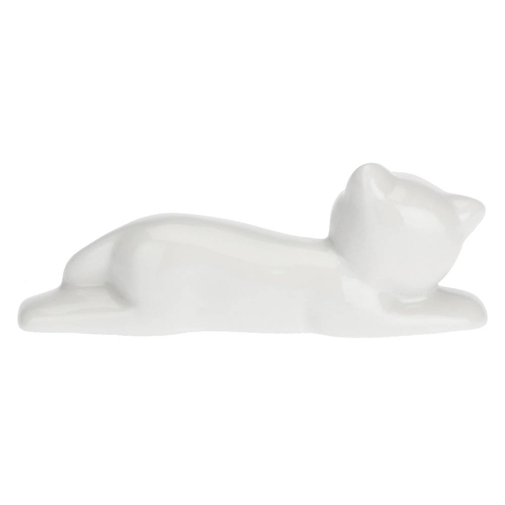 La Porcellana Bianca Set 6 Appoggia Posate Gatto Fattoria Saldi Di Fabbrica