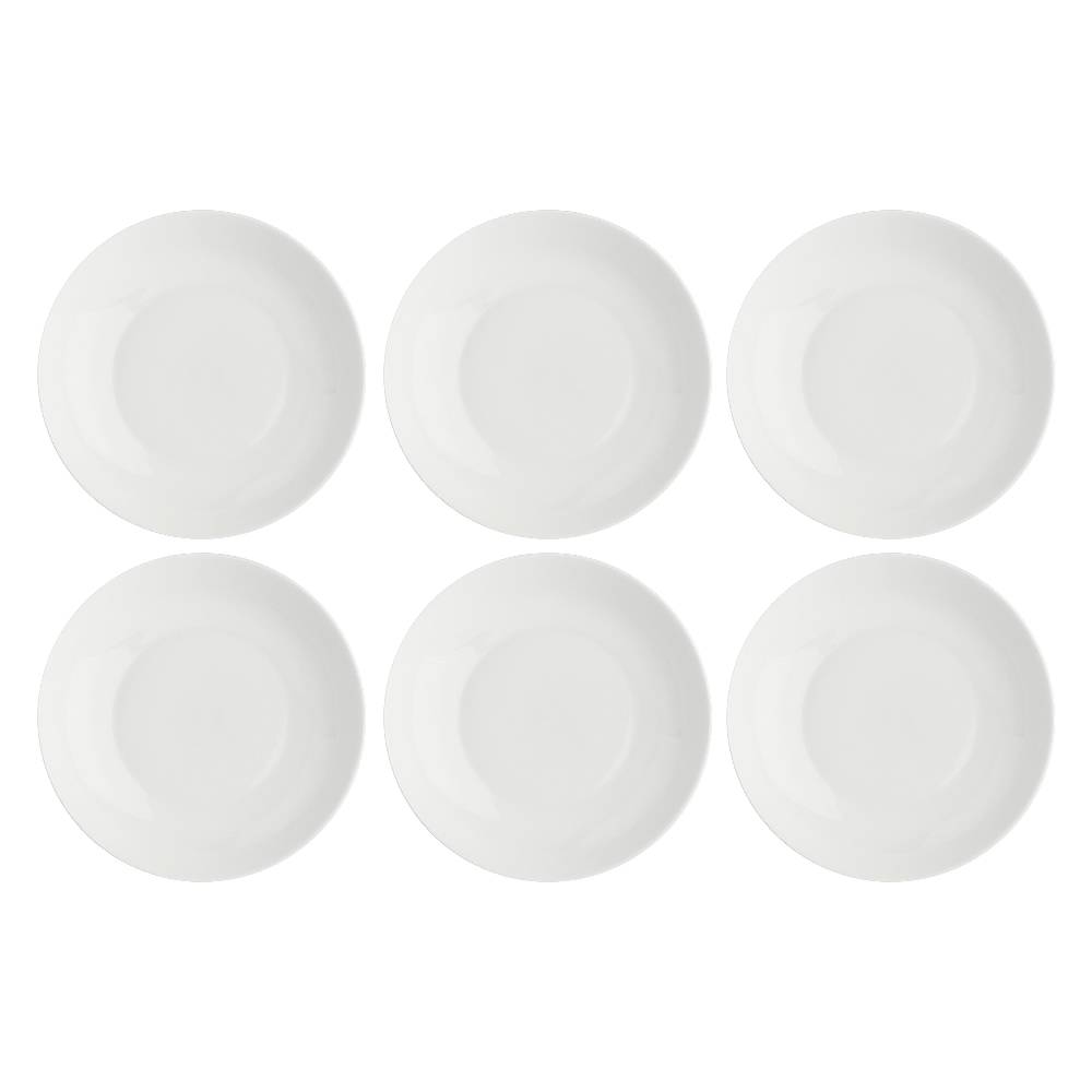 La Porcellana Bianca Set 6 Piatti Fondi Coup Essenziale Negozio