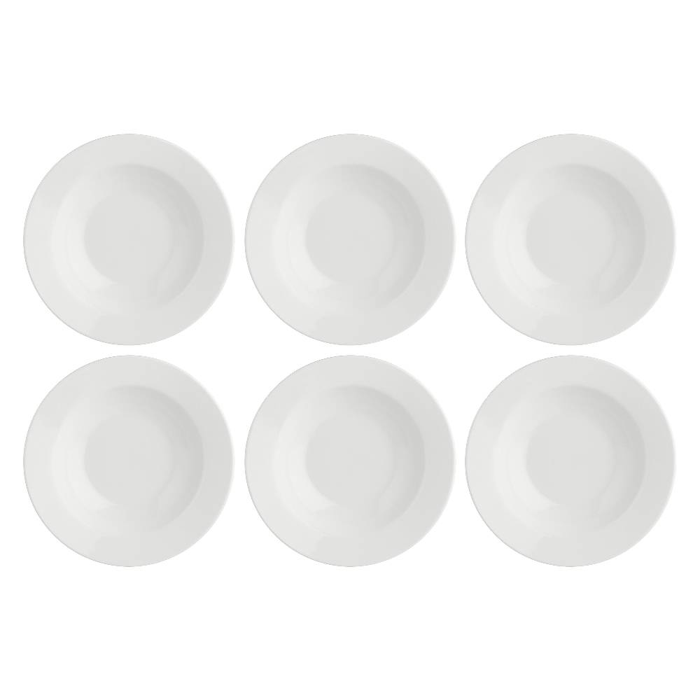 La Porcellana Bianca Set 6 Piatti Fondi Falda Essenziale Offerta speciale della fabbrica