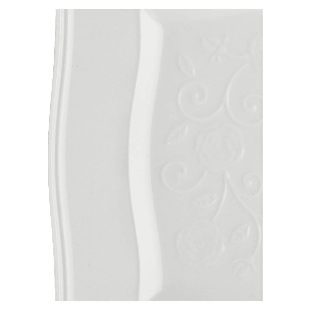 La Porcellana Bianca Set 6 Piatti Quadrati 20x20 Florentina Nuovo