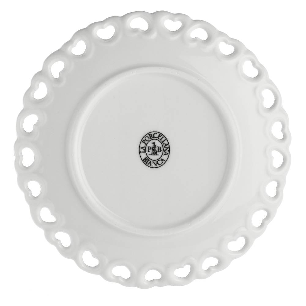 La Porcellana Bianca Piatto Traforato medio Valentino Fino al 55% di sconto