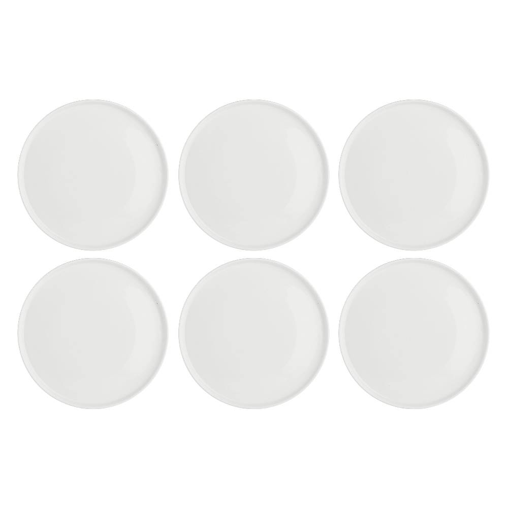 La Porcellana Bianca Set 6 Piatti Tesi Ø21 cm Essenziale Gourmet Promozione