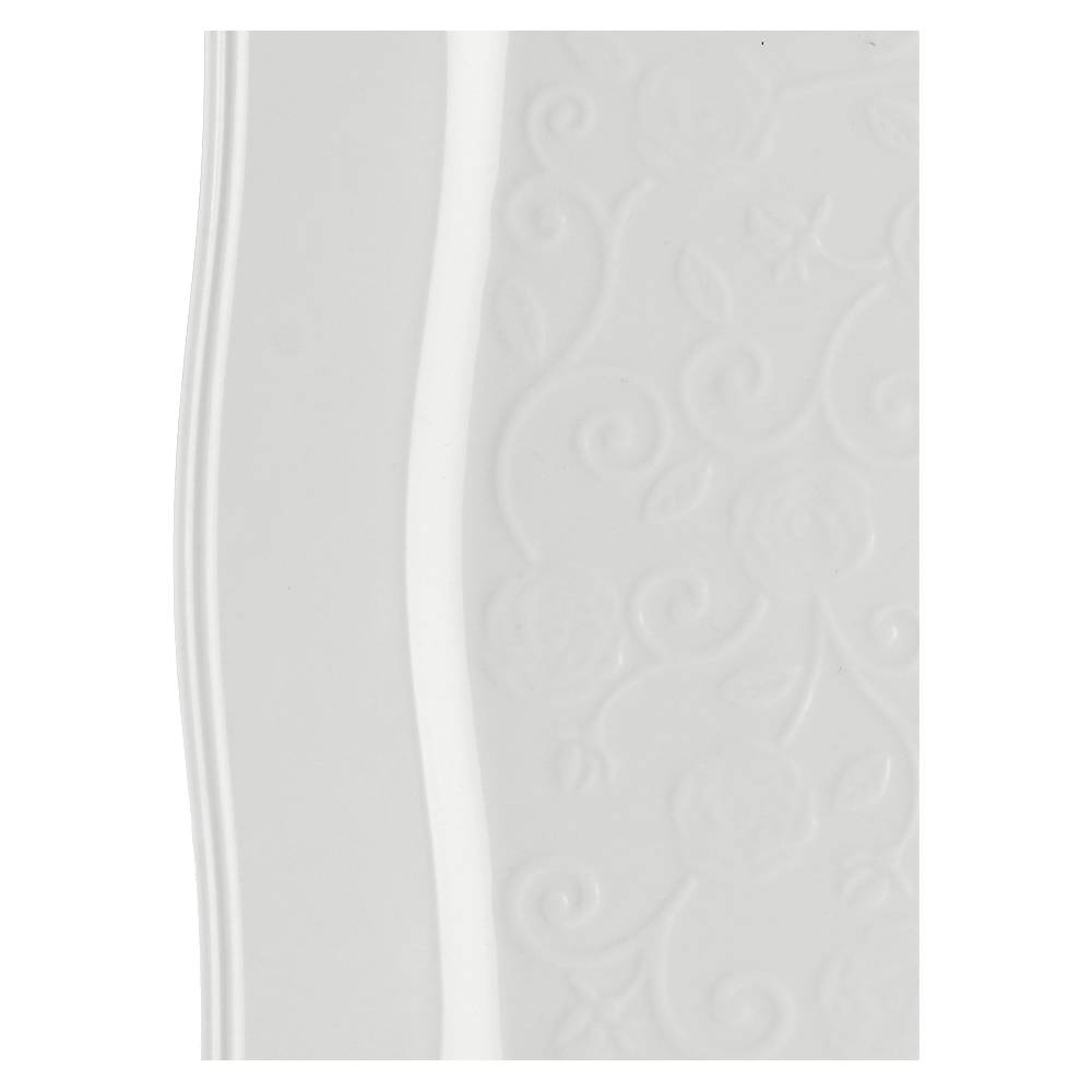 La Porcellana Bianca Set 6 Piatti Quadrati 26,5x26,5 Florentina Spedizione Gratuita
