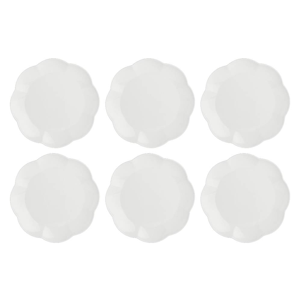 La Porcellana Bianca Set 6 Piatti Piani Villadeifiori Fino Al -60%