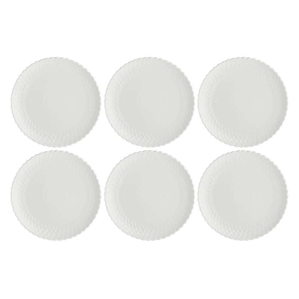 La Porcellana Bianca Set 6 Piatti Dolce Momenti Presa