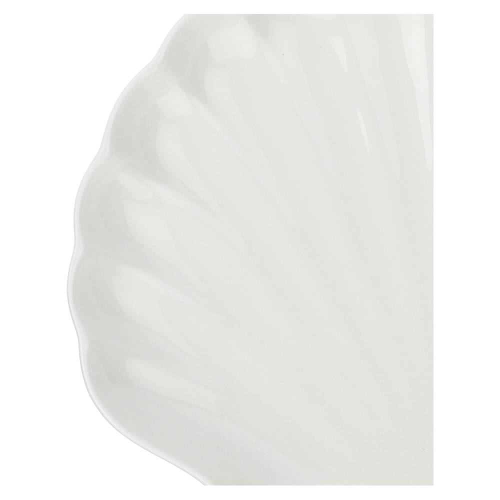 La Porcellana Bianca Set 5 Piatti Conchiglia 26 cm Elba Sconto