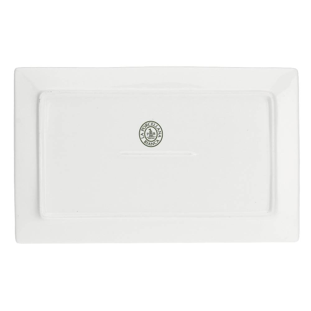 La Porcellana Bianca Set 3 Vassoii Rettangolari 28x17 cm Essenziale Gourmet Negozio