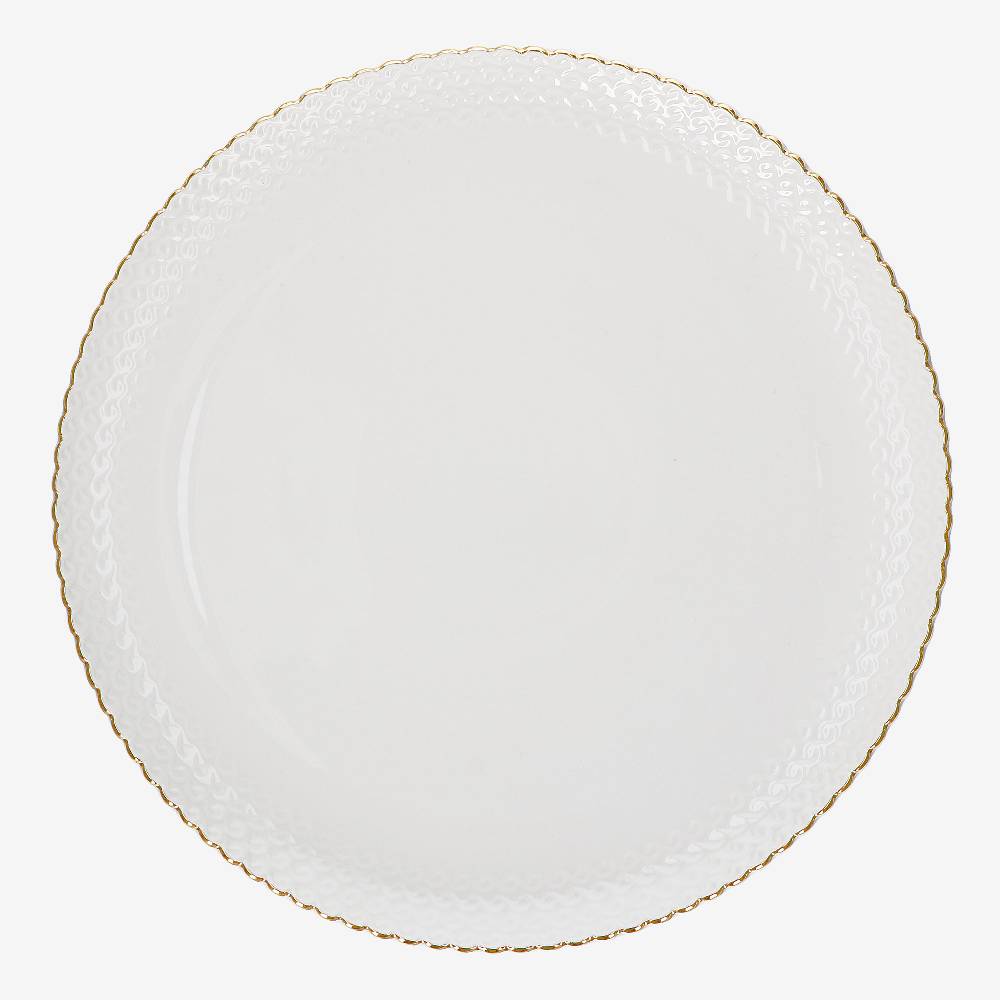 La Porcellana Bianca Piatto Torta Moda