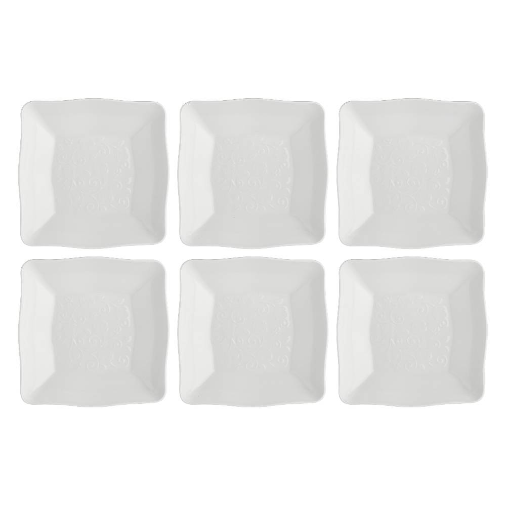 La Porcellana Bianca Set 6 Piatti Gourmet Florentina 2025