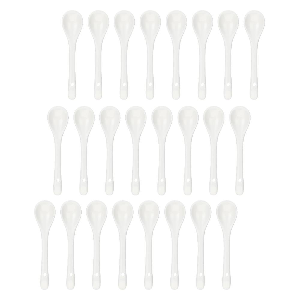 La Porcellana Bianca Set 24 Cucchiaino Sale 8,5 cm Trattoria Soddisfazione Garantita