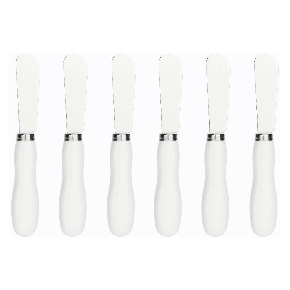 La Porcellana Bianca Set 6 Spalmaburro 13 cm Pienza Promozione Limitata