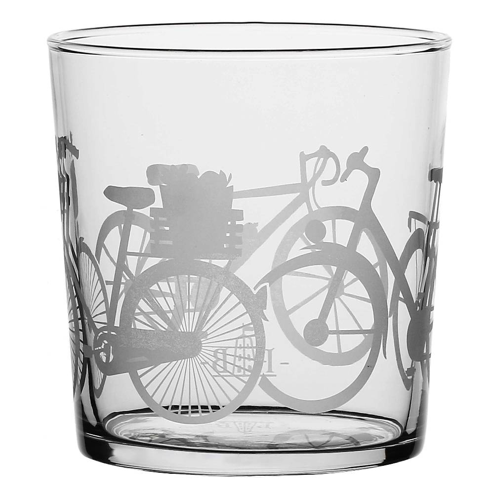 La Porcellana Bianca Bicchiere Biciclette Babila 35 cc