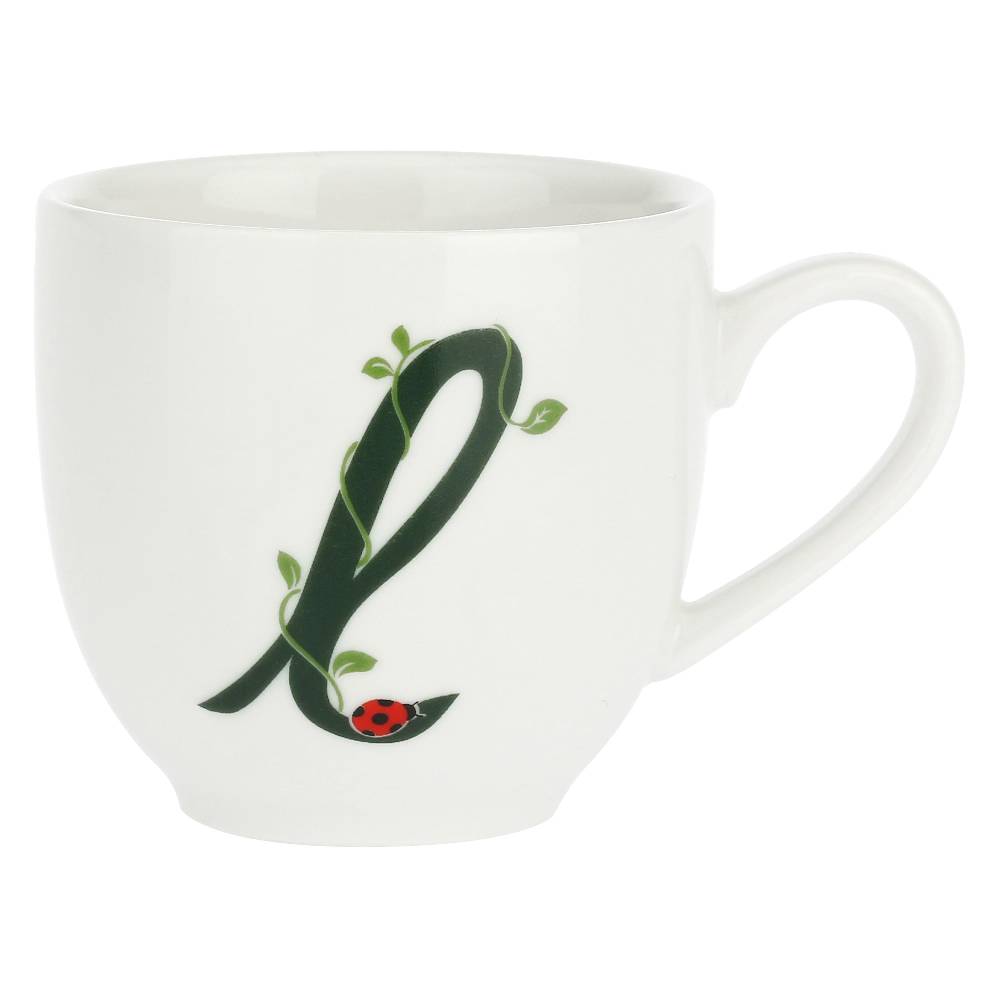 La Porcellana Bianca Gift Box Tazza Caffè con piattino Lettera 'L' Solotua Acquista Ora