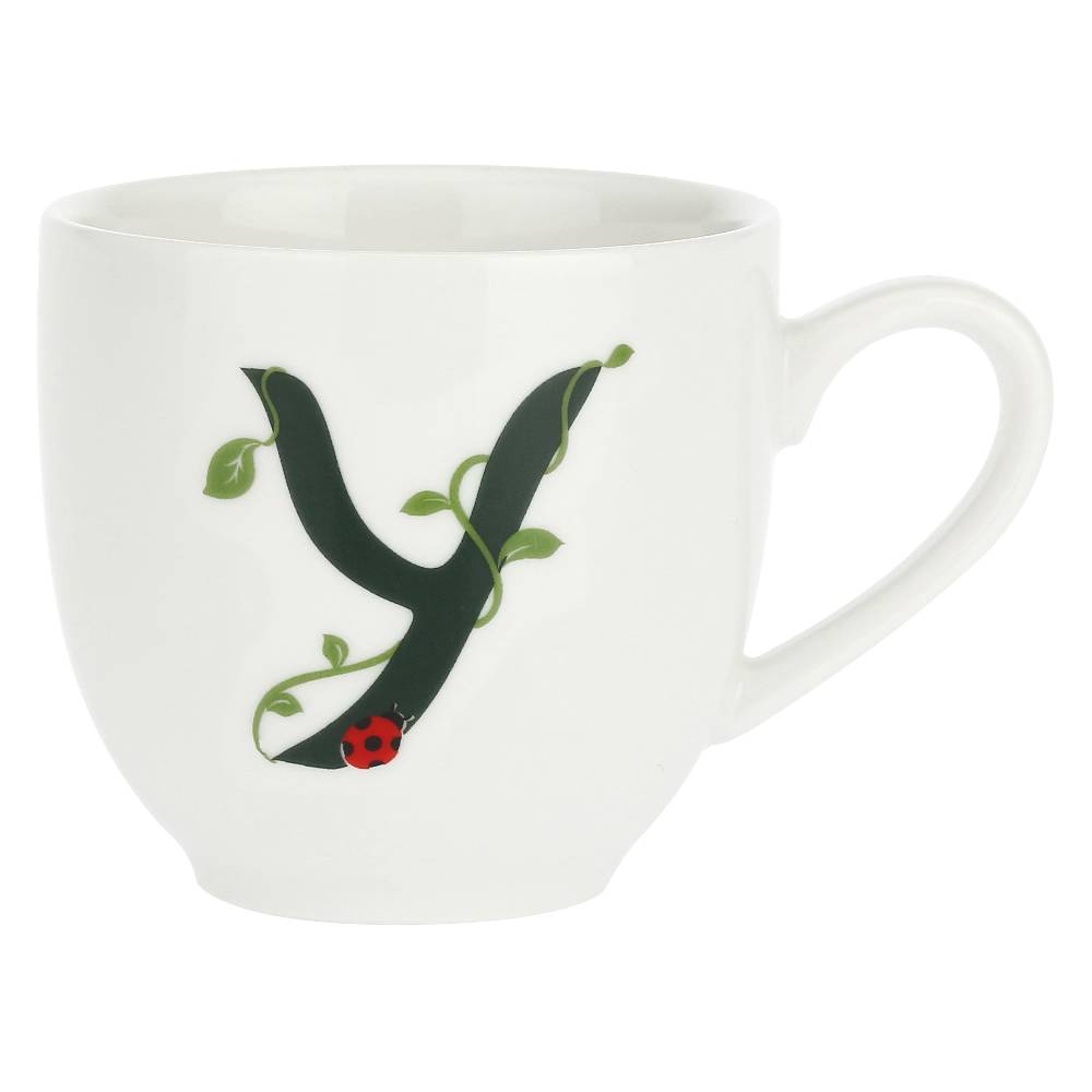 La Porcellana Bianca Gift Box Tazza Caffè con piattino Lettera 'Y' Solotua Shopping Online