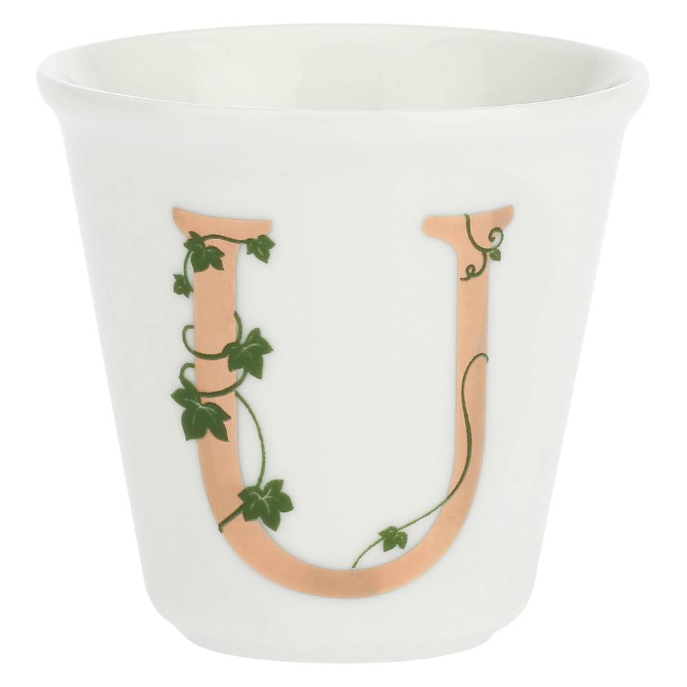 La Porcellana Bianca Gift box Bicchierino 'U' con cucchiaino Unico Convenienza