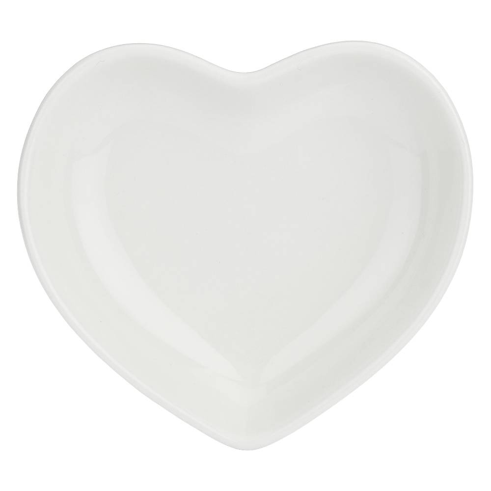 La Porcellana Bianca Set 12 Ciotoline Cuore 7,5 cm Cupido Nuovo