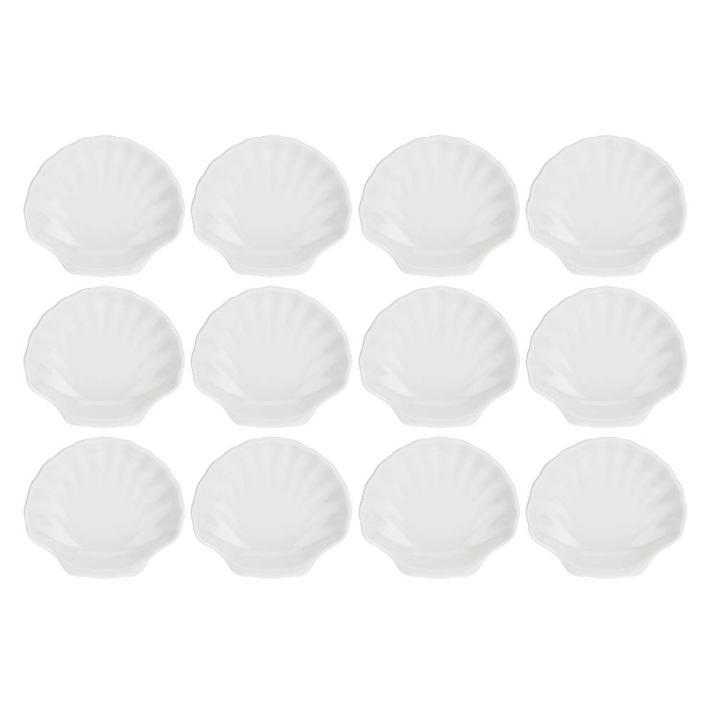 La Porcellana Bianca Set 12 Piatti Conchiglia 10 cm Elba Offerta