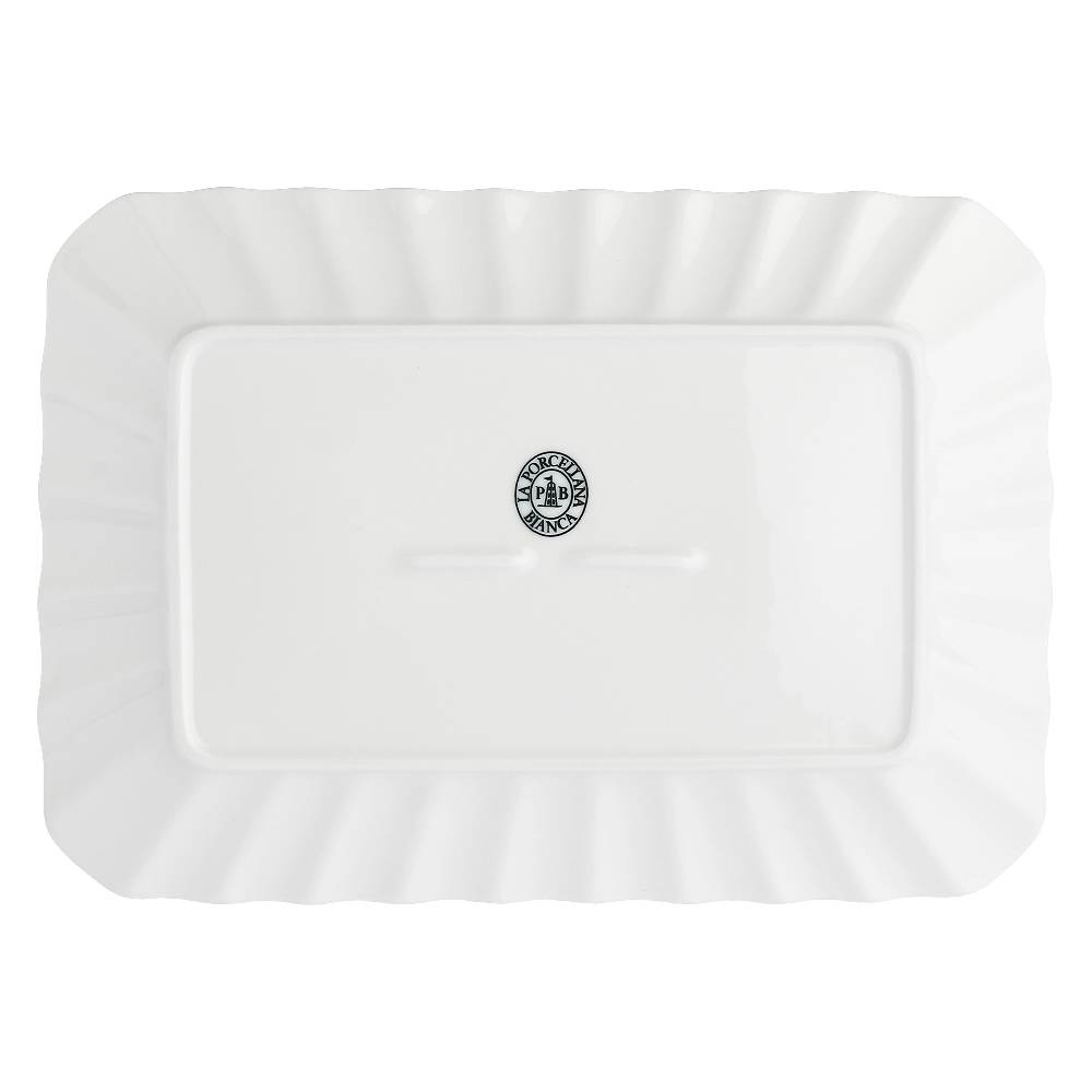 La Porcellana Bianca Vassoio Rettangolare 27x19 cm Ducale 2025