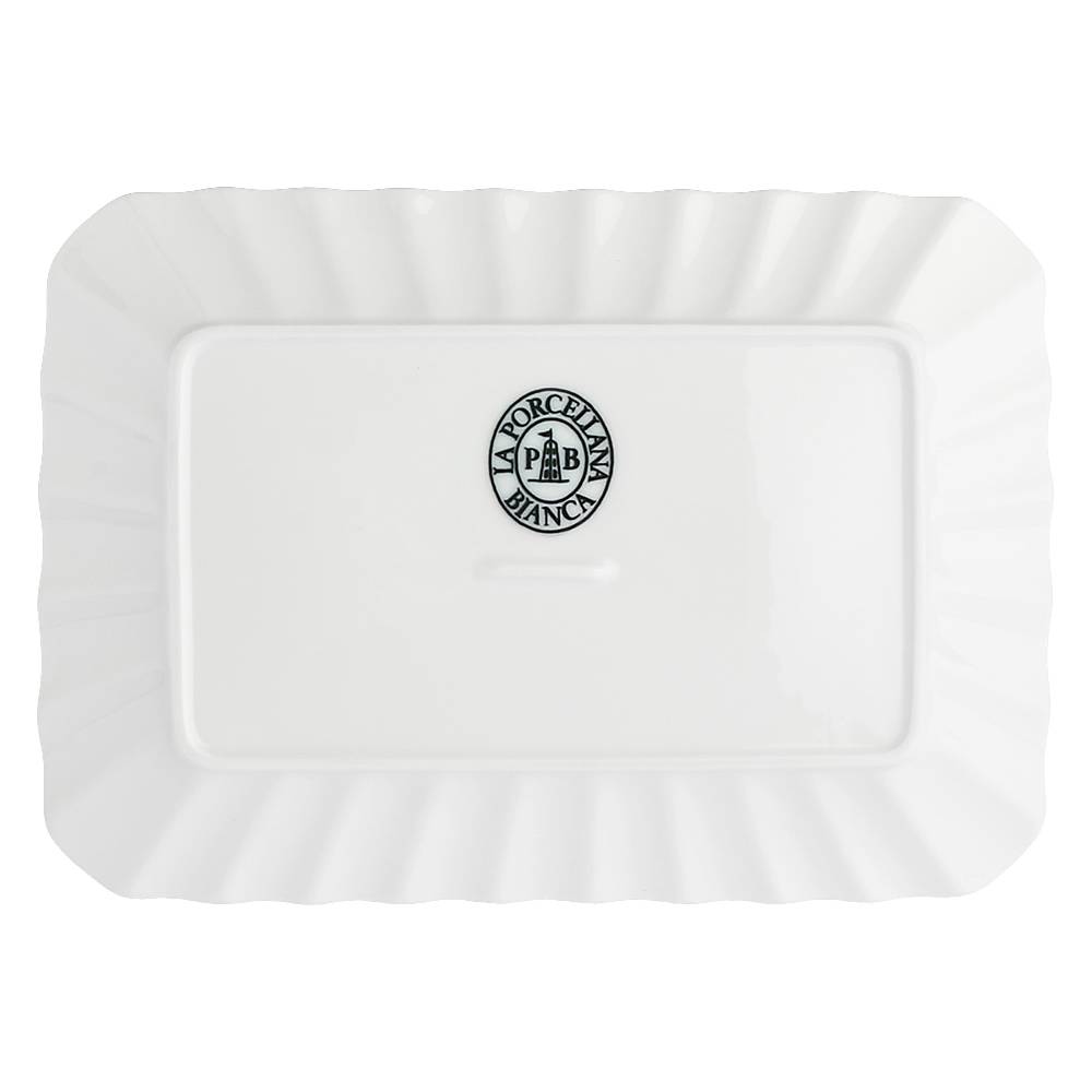 La Porcellana Bianca Vassoio Rettangolare 20x13 cm Ducale Affare Del Giorno