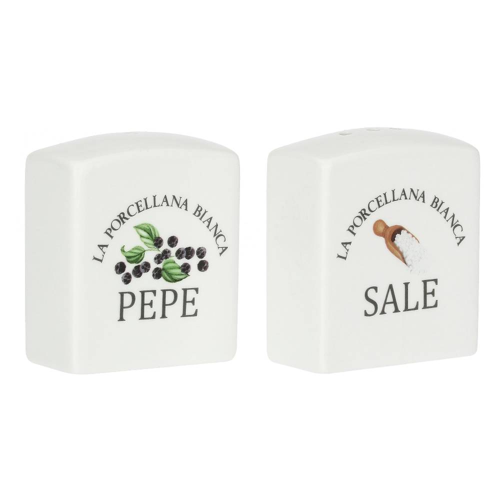 La Porcellana Bianca Set Decorato Sale e Pepe Conserva I Più Venduti