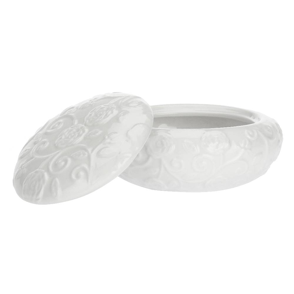 La Porcellana Bianca Contenitore con coperchio Ø10 cm Florentina Super Saving Price