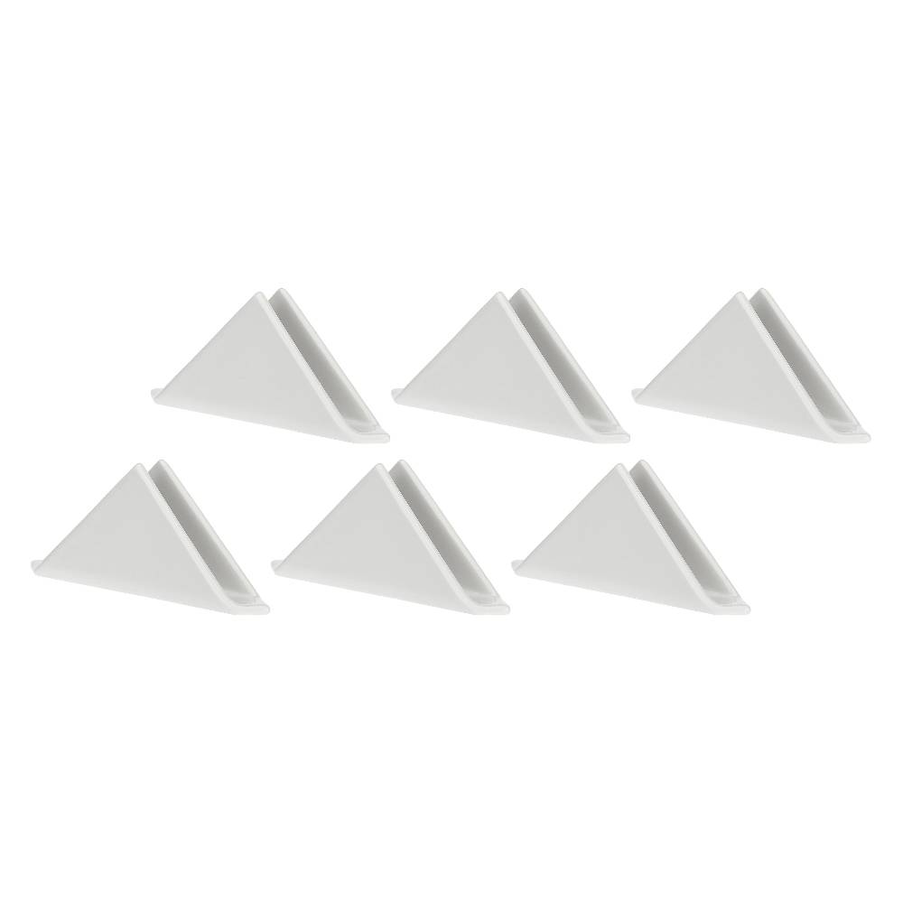La Porcellana Bianca Set 6 Porta Tovaglioli Triangolare Convivio Promozione Limitata