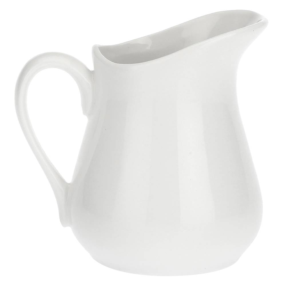 La Porcellana Bianca Set 6 Cremiere con manico 330 cc Corte Officina