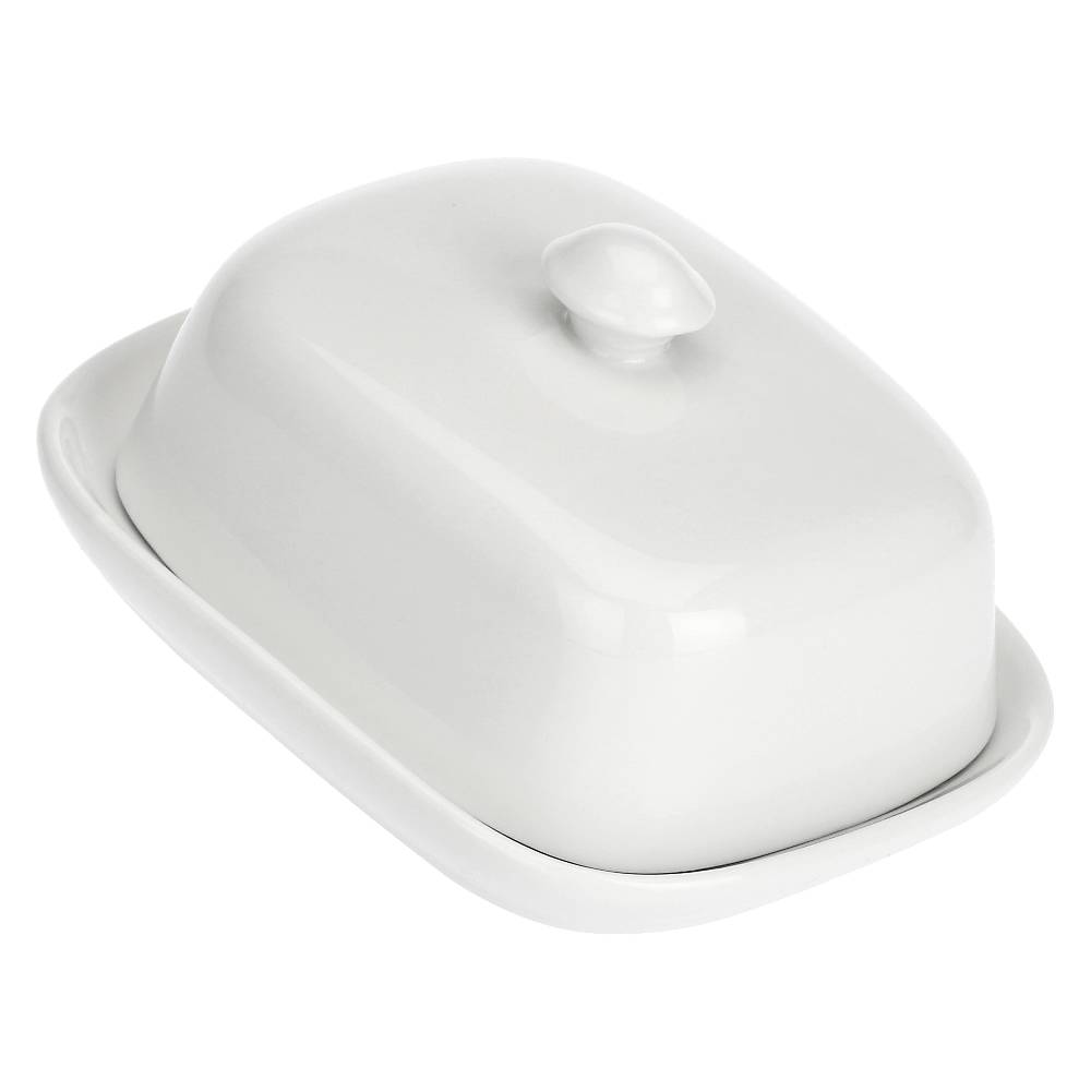 La Porcellana Bianca Burriera con coperchio 12x9,5 cm Terrine 2025