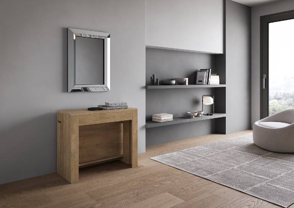 Itamoby Consolle allungabile Evolve con Panca inferiore Quercia Natura Promozione