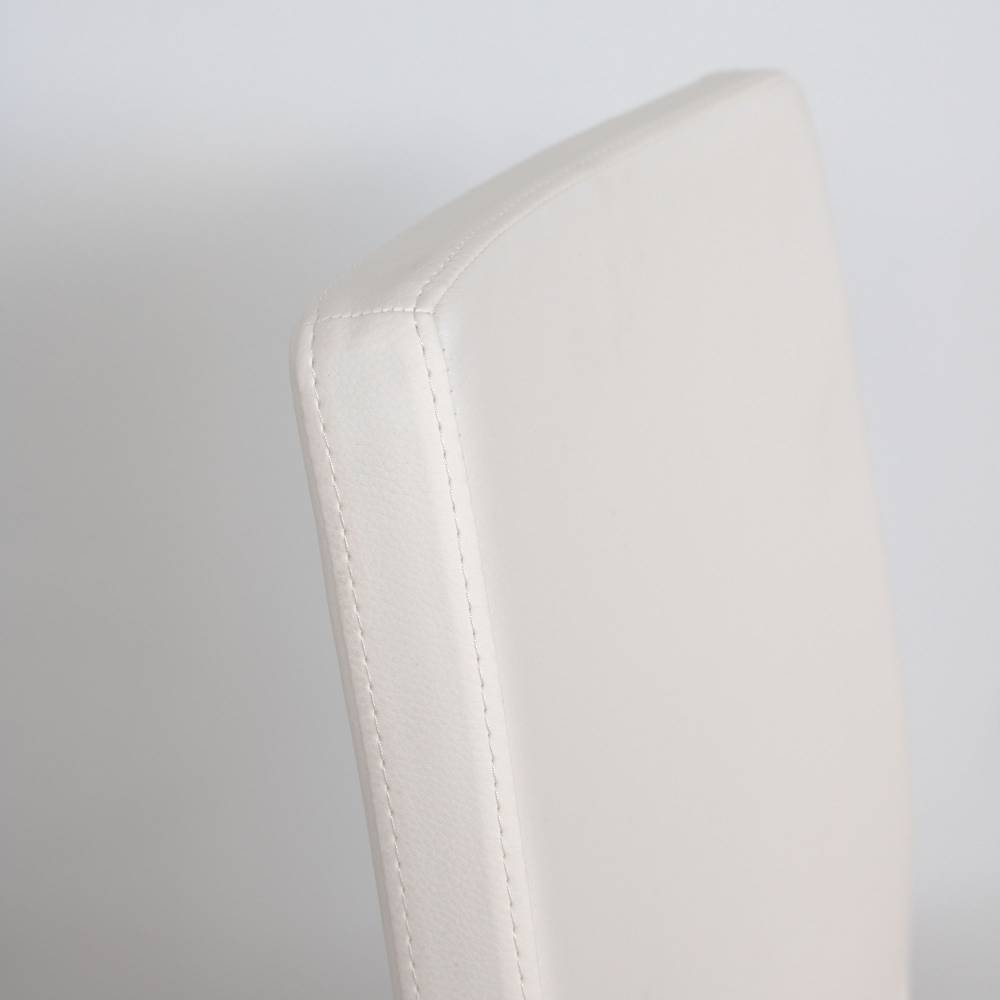 Itamoby Sedia Armida gambe Antracite cuscino Bianco 01 (gambe Coniche) Vendita Economica