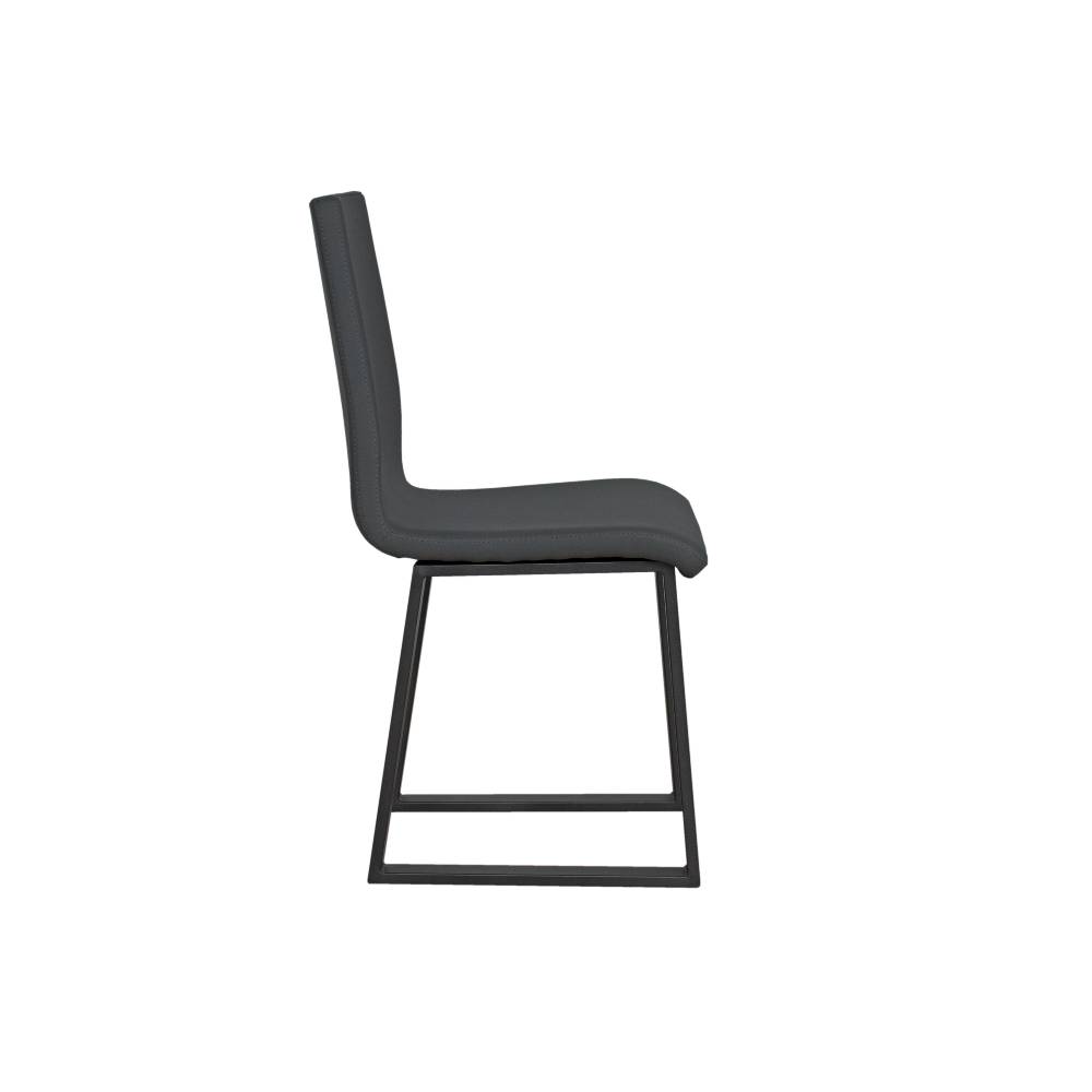 Itamoby Sedia Baffy gambe Antracite cuscino Grigio 11 (tipo Tecno) Nuovo