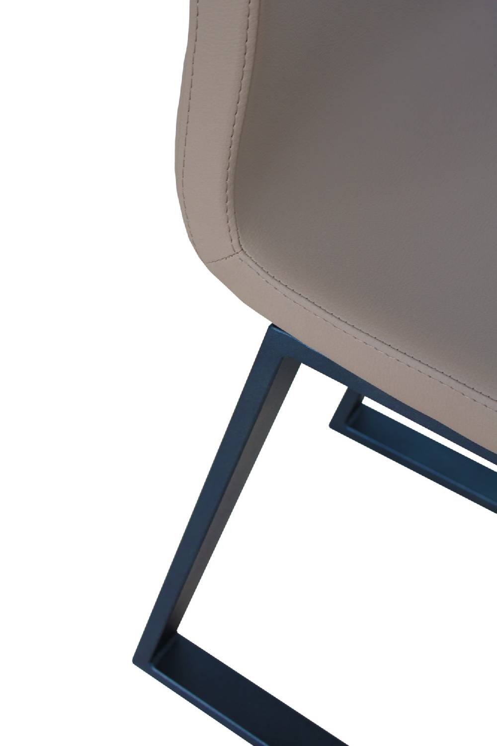 Itamoby Sedia Baffy gambe Antracite cuscino Tortora 52 (tipo Tecno) Qualità
