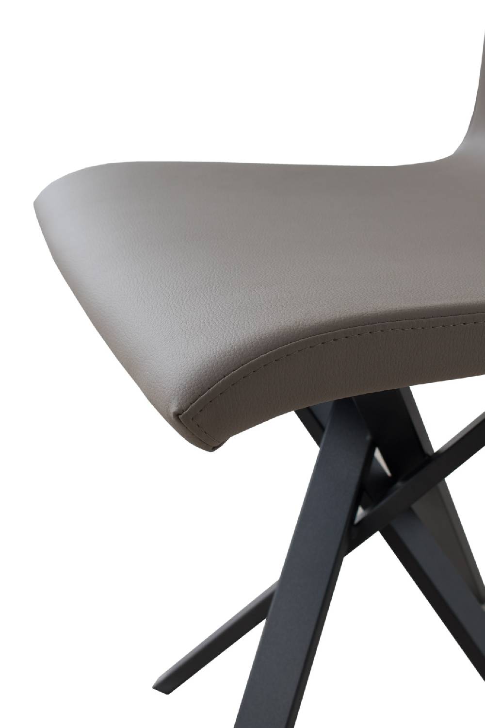 Itamoby Sedia Aury gambe Antracite cuscino Tortora 52 (tipo Volantis) Spedizione Gratuita