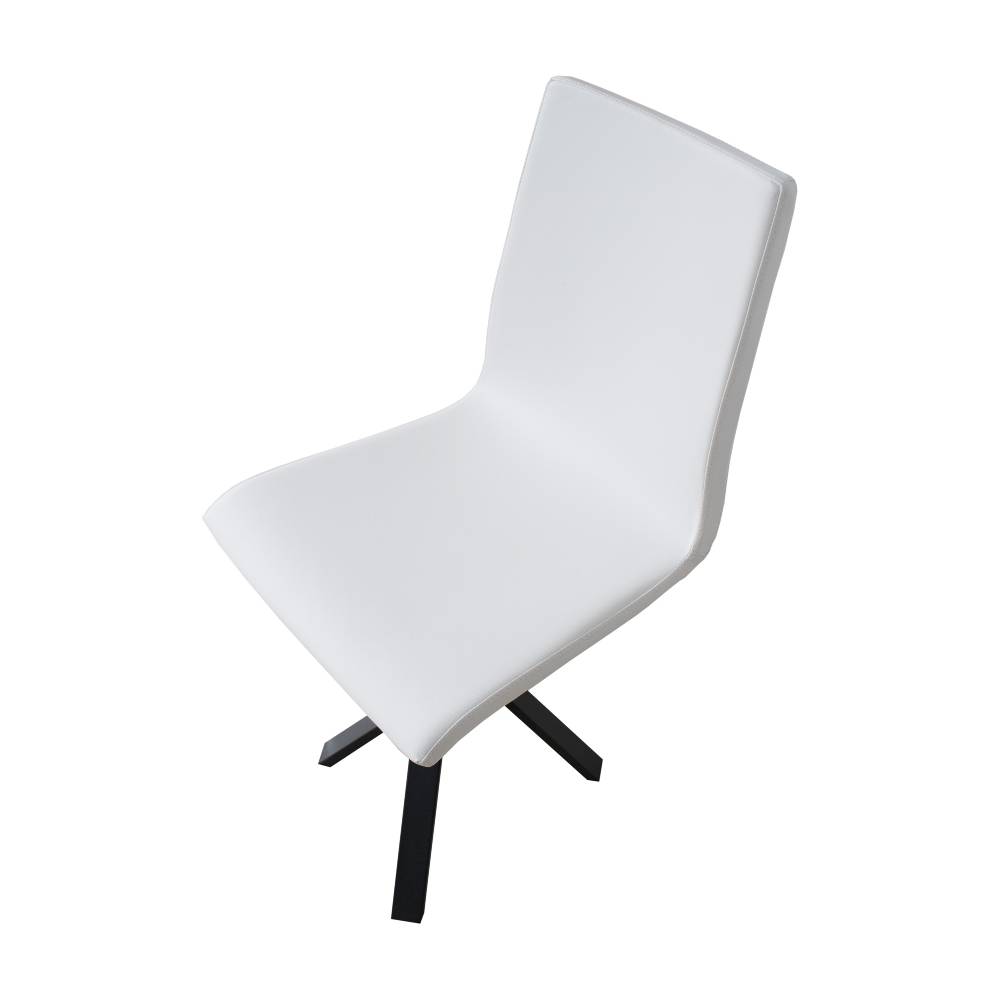 Itamoby Sedia Aury gambe Antracite cuscino Bianca 01 (tipo Volantis) Pezzi Unici