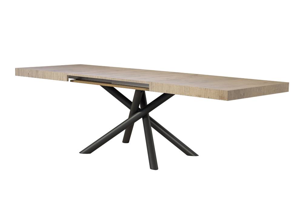 Itamoby Tavolo allungabile 90×160/264 cm Famas Premium Quercia Natura telaio Antracite Negozi Online