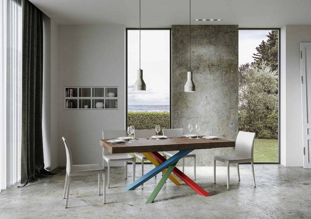 Itamoby Tavolo allungabile 90×180/284 cm Volantis Premium Noce telaio 4/B 2025