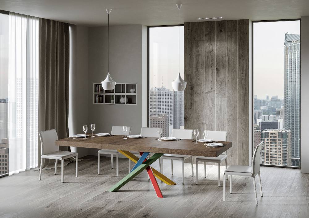 Itamoby Tavolo allungabile 90×180/284 cm Volantis Premium Noce telaio 4/B 2025