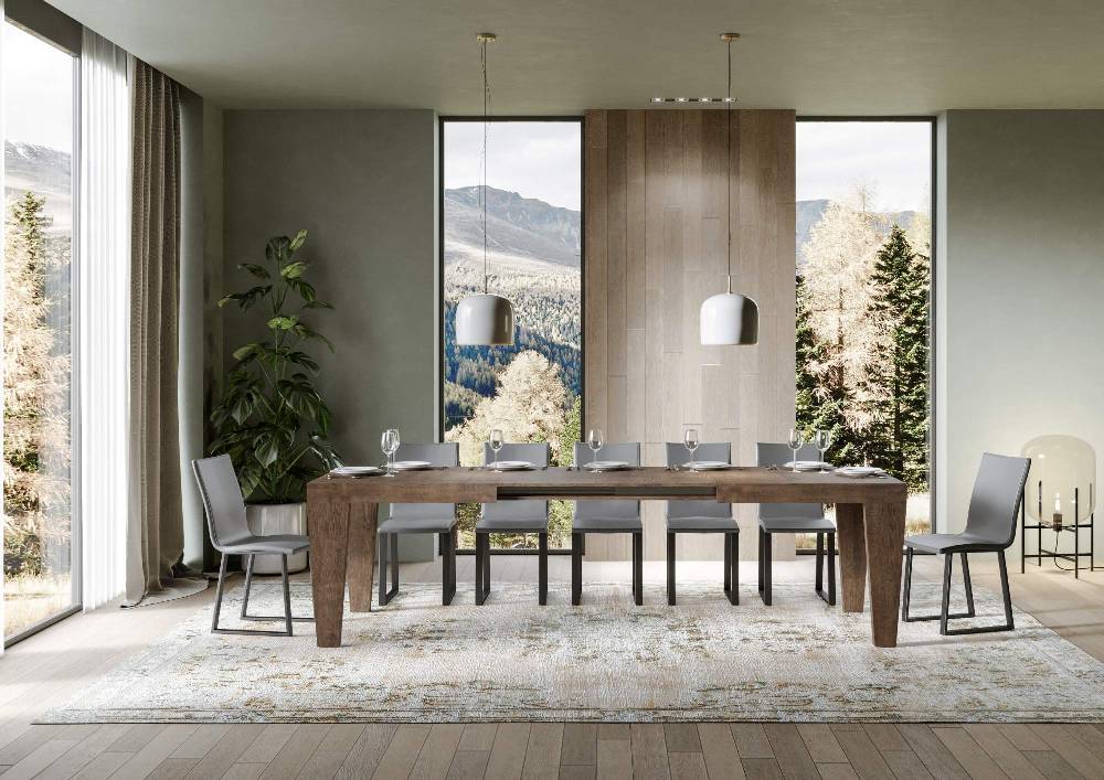 Itamoby Tavolo Spimbo Allungabile Noce 90×160 Allungato 420 Prezzo Ridotto