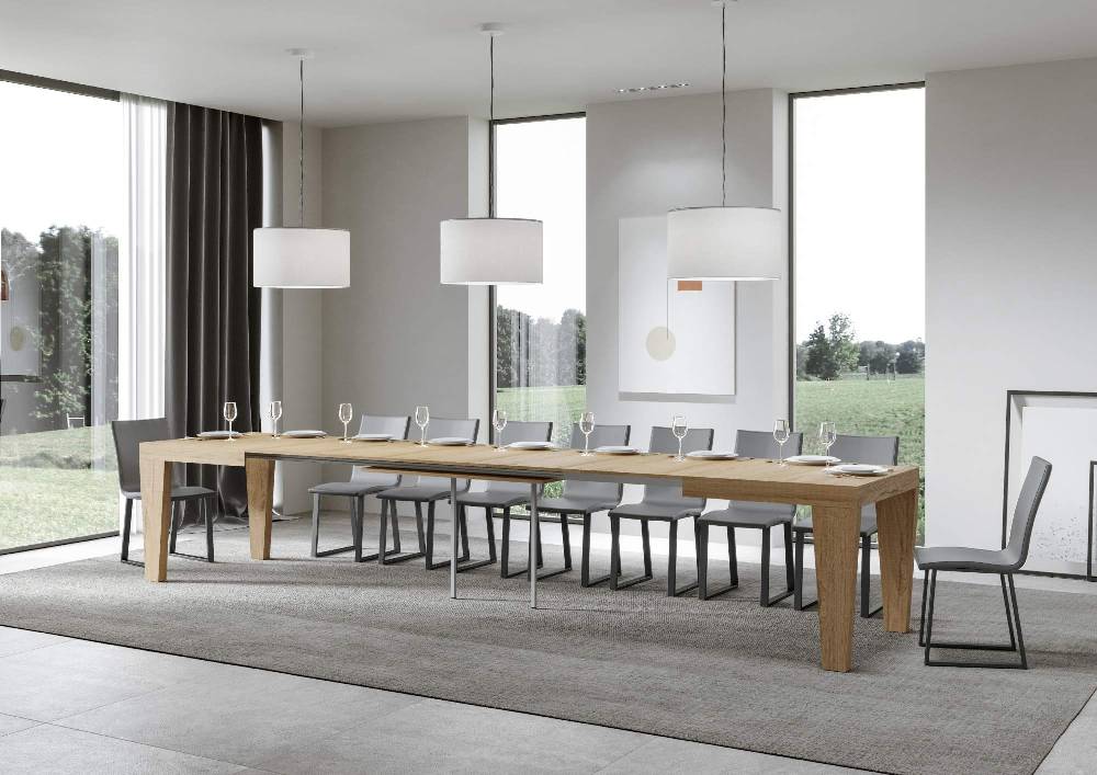 Itamoby Tavolo Spimbo Allungabile Quercia Natura 90×160 Allungato 420 Convenienza