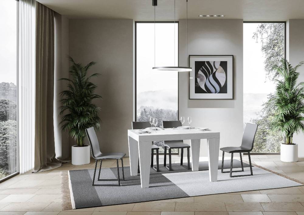 Itamoby Tavolo Spimbo Allungabile Bianco Frassino 90×130 Allungato 390 Economico