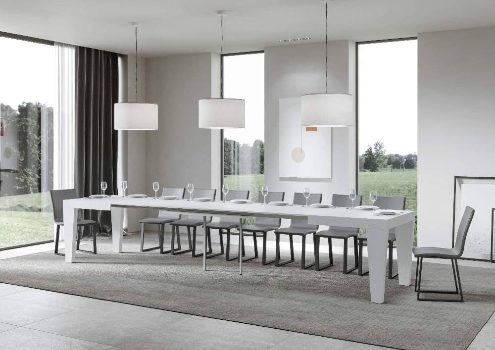 Itamoby Tavolo Spimbo Allungabile Bianco Frassino 90×130 Allungato 390 Economico