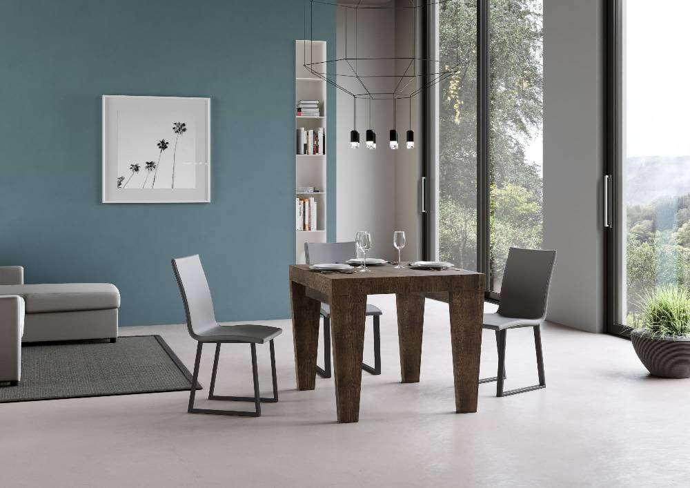 Itamoby Tavolo Spimbo Allungabile Noce 90×90 Allungato 246 In Saldo