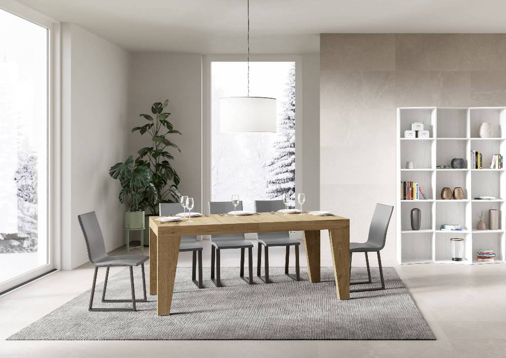 Itamoby Tavolo Naxy Allungabile Quercia Natura 90×180 Allungato 440 2025