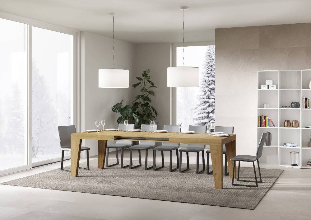 Itamoby Tavolo Naxy Allungabile Quercia Natura 90×180 Allungato 440 2025