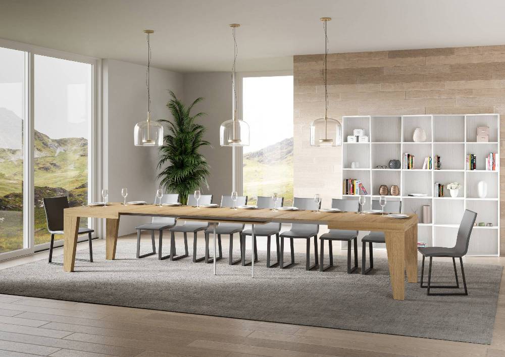 Itamoby Tavolo Naxy Allungabile Quercia Natura 90×180 Allungato 440 2025