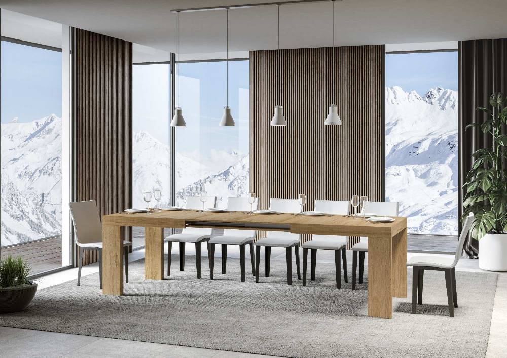 Itamoby Tavolo Roxell Allungabile Quercia Natura 90×160 Allungato 264 Vendita