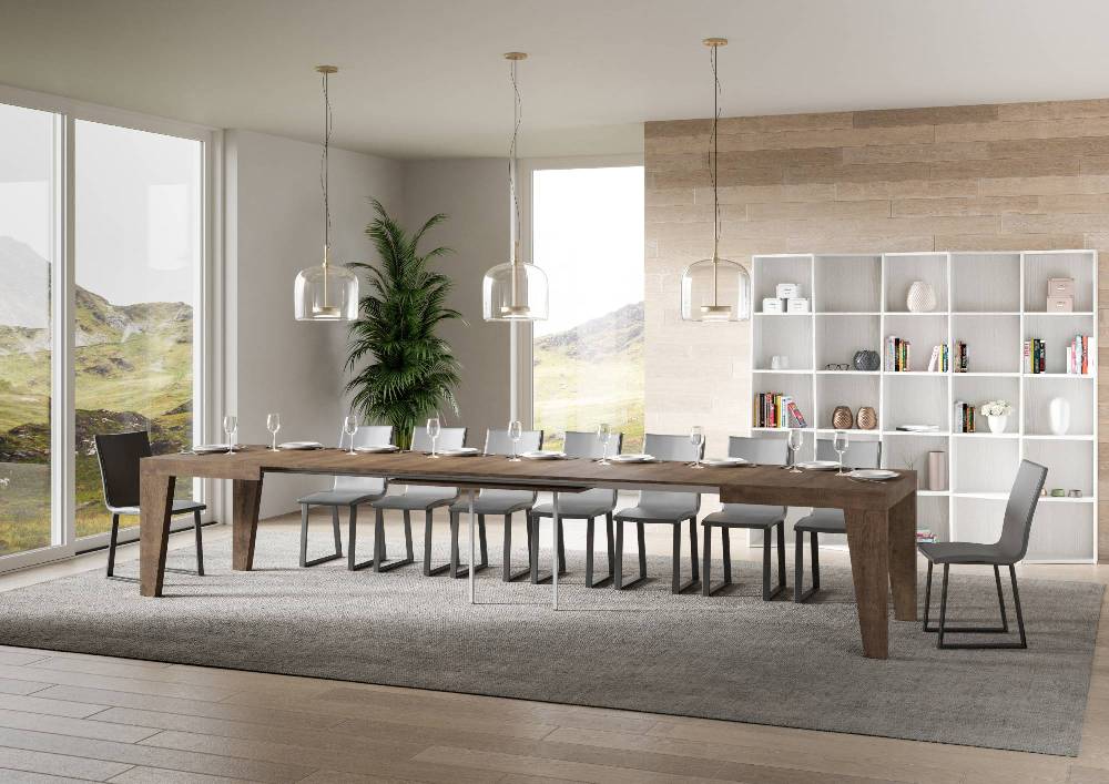 Itamoby Tavolo Naxy Allungabile Noce 90×160 Allungato 420 Shopping Online
