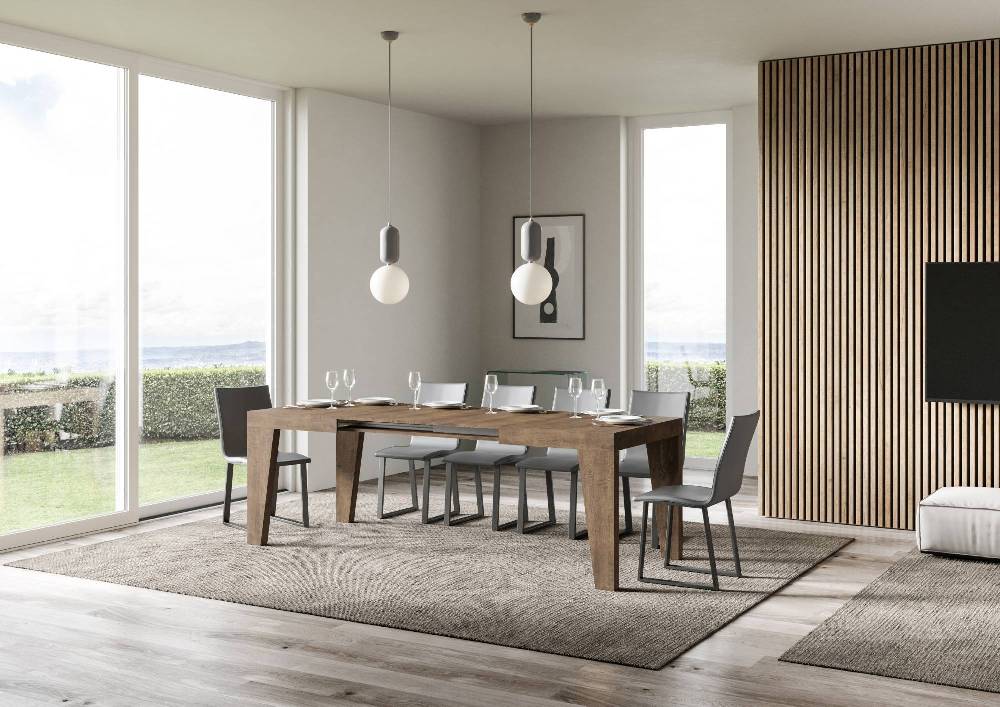 Itamoby Tavolo Naxy Allungabile Noce 90×130 Allungato 390 Convenienza