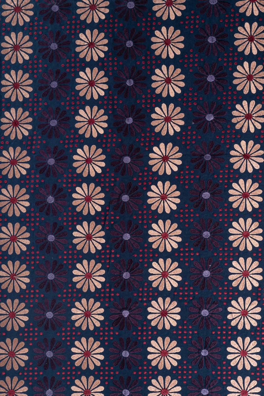 Les Ottomans Embroidered cotton tablecloth EBT08 Officina